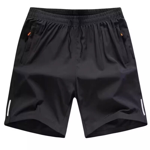 Drenge Sommer Sweat Shorts Sorte Elastik i Taljen 5-6 År