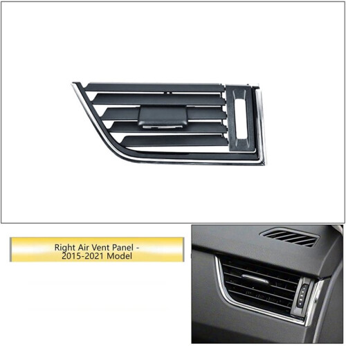 Car Dashboard Right Vent Grille Outlet Panel Cover for   Octavia 2015-2021 Center Console Air Vent Panel 2