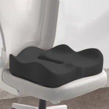 Almofada de assento em espuma viscoelástica de 38 cm (15 polegadas) para cadeiras de escritório e carros.