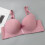 Women's Comfortable Everyday Bra and Panties Set Pink 4