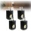 Luz noturna de tomada de parede LED preta (4 peças) 1