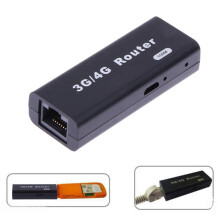 2X  Portable 3G/4G WiFi Wlan Hotspot WiFi Hotspot 150Mbps RJ45 USB Wireless Router mit USB Kabel