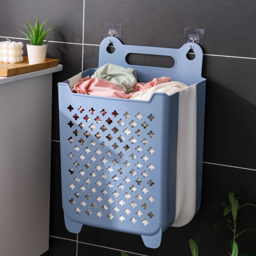 Panier à linge pliable mural, 3 tailles