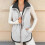 Colete acolchoado sem mangas feminino plus size1 2