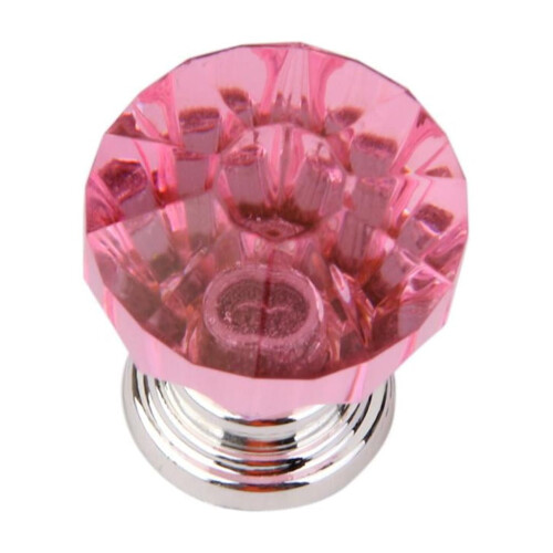 Pink Drawer Pull Knobs 4 Pieces Modern Cabinet Handles 1