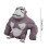 Squishy Monkey Anime-figur Latex Stressleksak Grå 2