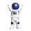 Taarttopper met astronautenthema (1 stuk) 1