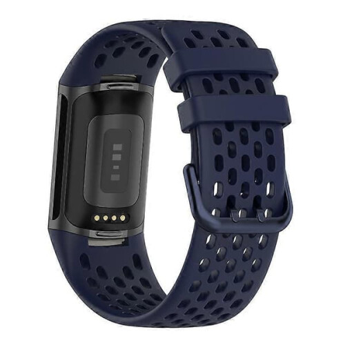 Myk silikon sportsrem til Fitbit Charge6/5 med 1