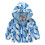 Kids Spring Fall Hooded Jacket Cartoon Print Windproof Coat 1