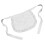 Hvitt rysjeforkle til dame, ett stykke 1