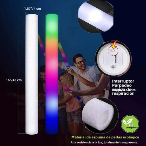 RGB-LED-Leuchtstab-Animationsröhre, 5 Stück 2