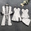 Women's Silk Pajama Set Vintage Solid 4-Piece 2