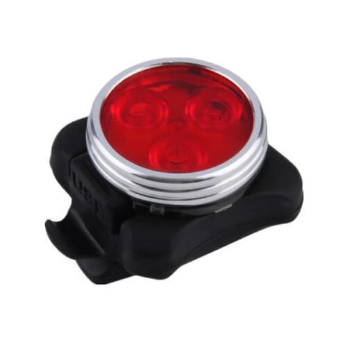 USB oplaadbare mountainbikelamp wit rood 1
