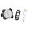 USB oplaadbare mountainbikelamp wit rood 3