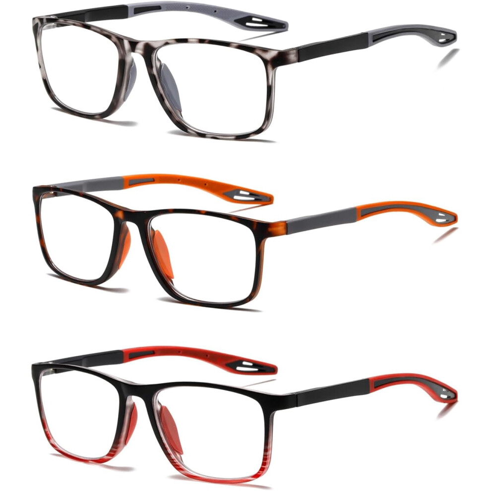 Photochromic reading glasses TR90 anti-glare UV filter +1.5