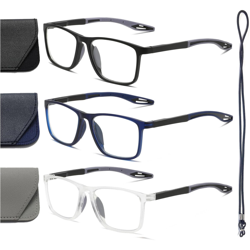 Photochromic Reading Glasses TR90 Anti-Glare UV Protection