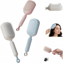 Retractable Cushion Massage Brush for Women, 3-Pack (White,