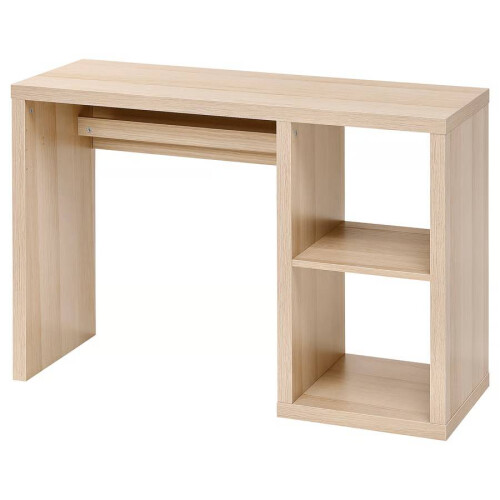 KALLAX Computer Desk with 2 Shelves 111x39cm