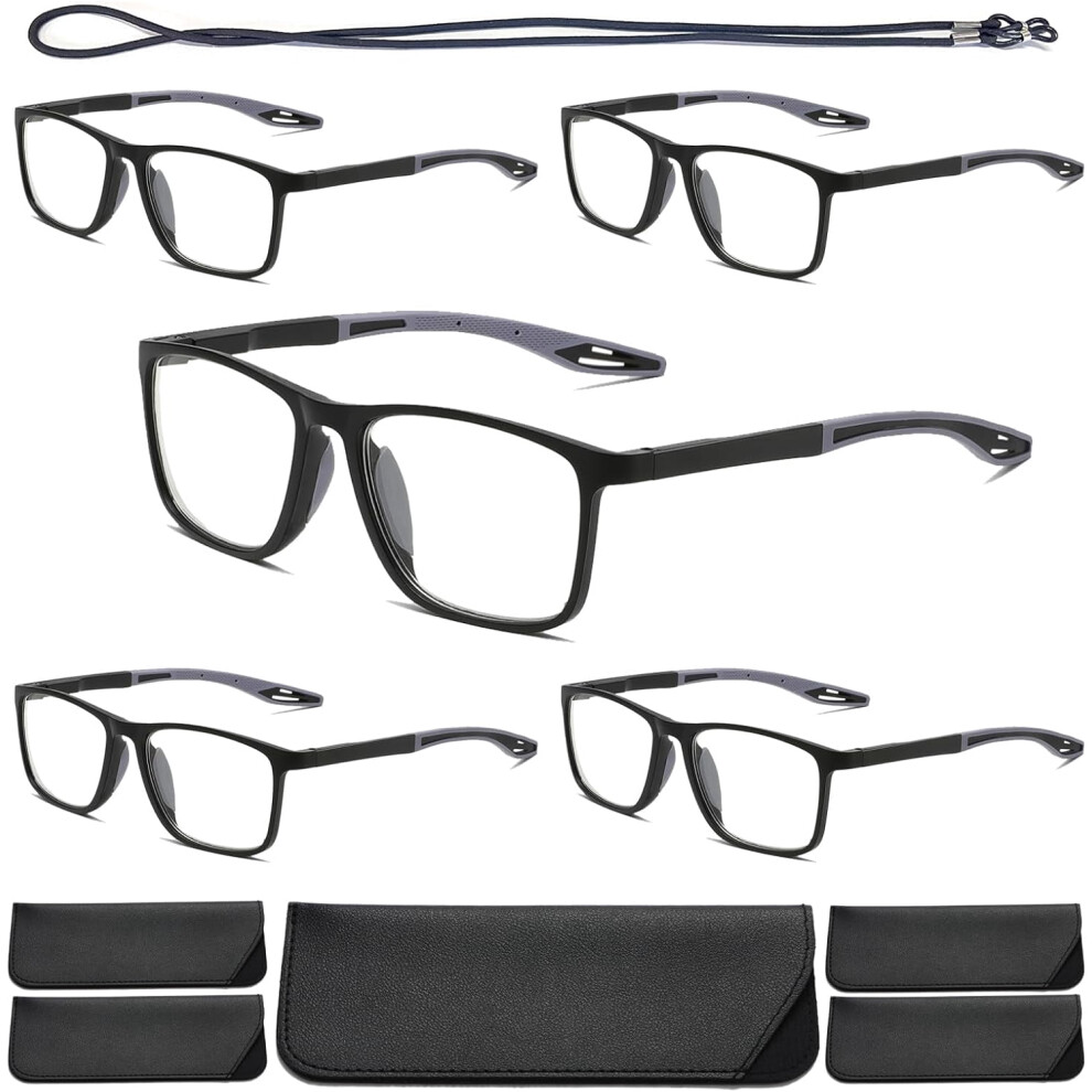 Photochromic Reading Glasses TR90 Anti-Glare UV Filter +1.5