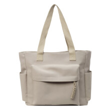 Bolsa de ombro feminina colorida de grande capacidade com várias opções de cores.