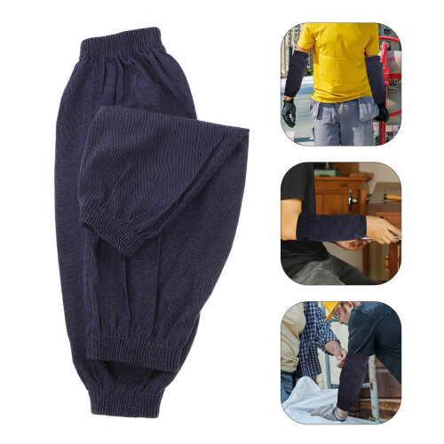 Armbeschermers, donker denim, 2 paar