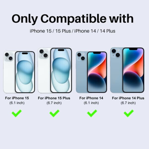 Protection d'objectif NORTHJO pour iPhone séries 15/14 (lot de 3, bleu) 1
