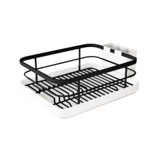 Égouttoir à vaisselle en acier au carbone ABS 13,39 pouces noir