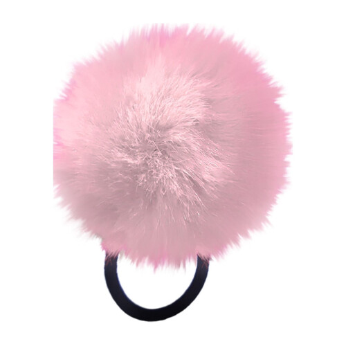Pompon-Haargummis, elastische Haargummis für Pferdeschwänze, 10 Farben