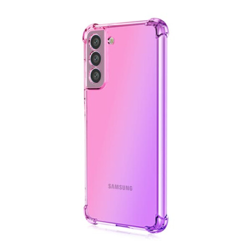 Étui en silicone pour Samsung Galaxy S21FE Noir Or 1