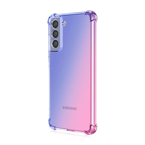 Étui en silicone pour Samsung Galaxy S21FE Noir Or 2