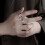 Open silver-plated rings set of 3 3
