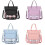 Mochila Lilo e Stitch para meninas, mochila escolar de lona com 3