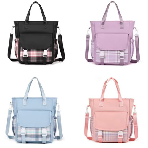 Mochila Lilo e Stitch para meninas, mochila escolar de lona com 2