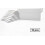 Vertical Blind Bottom Weights White 10 pcs 127 mm 2