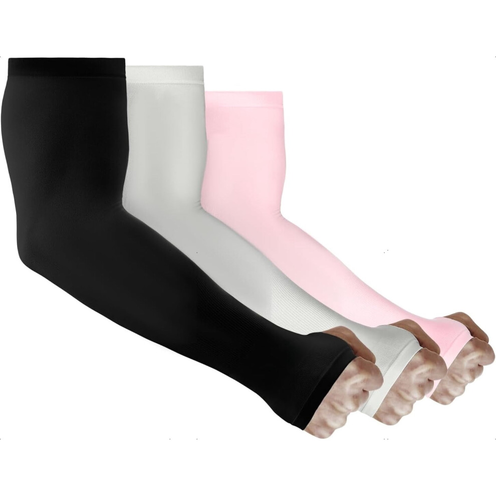 Arm Sun Sleeves UV Protection Compression Cooling 1 Pair