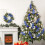 Weihnachtsgirlande mit Glitzerblättern, 12 oder 48 Stück 7