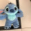 Beruhigendes Stitch-Plüschtier mit Atembewegung, blau 2