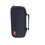 Canvas pencil case black single zipper large capacity 2
