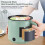 Electric cooking pot with steaming function green 1 unit 3