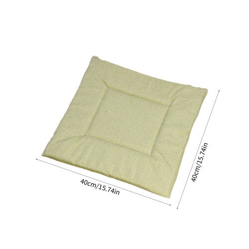 Almofada quadrada de espuma para cadeira com base antiderrapante (1 unidade) 2