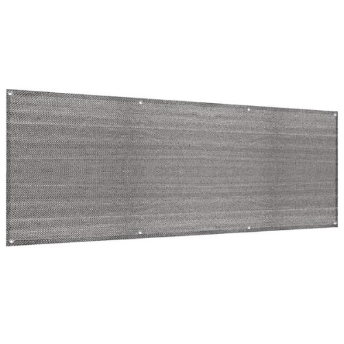 Balcony Privacy Screen Black 1 Pack 2