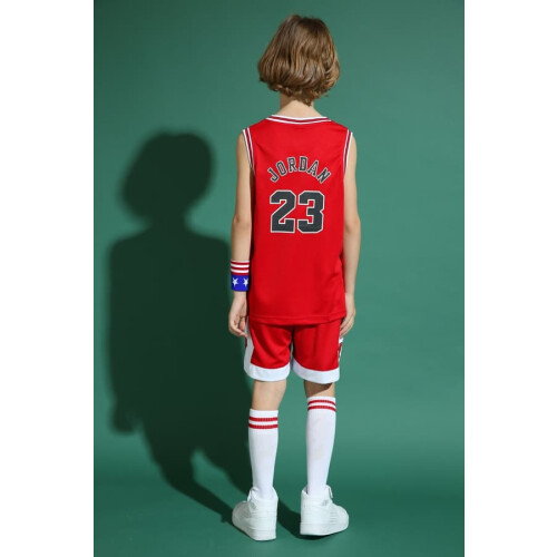 Michael Jordan baskettröja Chicago Bulls röd 2