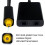 Toslink-Splitter, digitaler optischer Audio-1-in-2-out 3