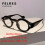 Blue Light Blocking Round Reading Glasses Retro Black 2