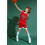 Michael Jordan baskettröja Chicago Bulls röd 4