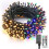Kerstslinger met 100 LED's, 10 meter warm wit, meerkleurig 1
