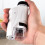 Handheld Microscope Scientific White Battery-Powered 1x 4