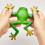 Rubber Frog Toy Stretchable Simulation Model 2