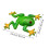 Rubber Frog Toy Stretchable Simulation Model 5