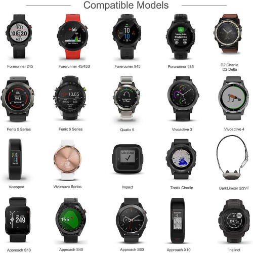 Garmin charger compatible with Fenix and Forerunner models 1